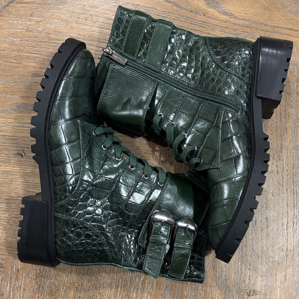 Vince Camuto Green Ankle Boots